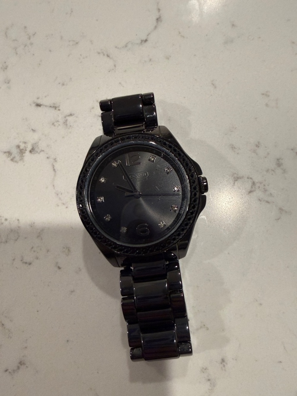 COACH Gunmetal-Look Women's Bracelet Watch